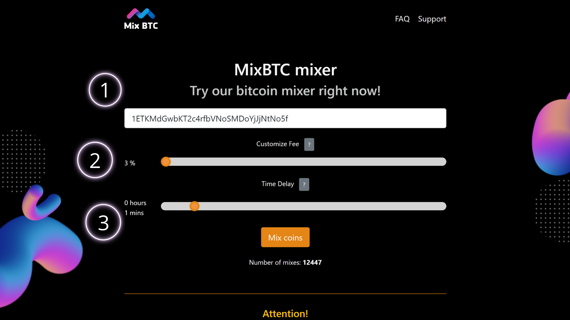 MixBTC.online How to